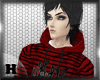 !H! Red Leisure Hoodie