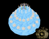 *K* Blue Birth Cake