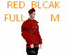 RED BLACK FULL M