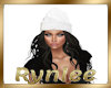 Winter Hat white/ Blk