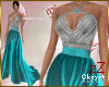 cK Luxury Gown TealSilve