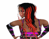 Orange & Black Hair