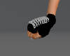 starry gray stud gloves