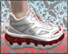 !M! sneakers White red