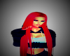 long red hair