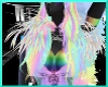 Rainbow Neck Fur Tuft