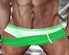 Green hot underwear