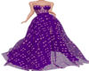 XK*Purple/Pink Gown Dres