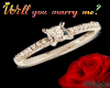 will you marry me? -Ring