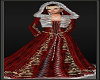Noel Red Christmas Fantasy Gown Female Avatars