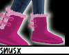 Sx. Pink uggs w/bow