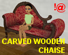 !@ Carved wooden chaise