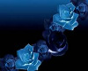 blue rose choker