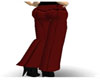 Rugged red wide pants