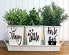 Indoor Organic Herb Pots