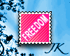 stamp freedom _jk