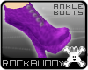 [rb] Leopard Boots Purp