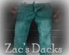 [ZAC] Teal Jeans