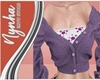 Cardigan lilás