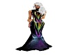 neon flame gown