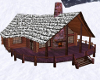 Cozy Cabin in the snow