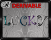 DRV Lucky 3D Sign