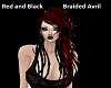 Red & Black Averil Braid