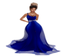 royal gown blue