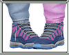 S Sport pink blue shoes