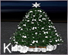 K xmas tree silver white