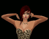 Strapless Leopard Mini