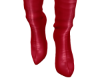 Dundee Red High Boots