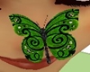 green nose butterfly