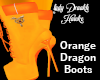 Orange Dragon Boots