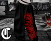 Skull Red Jeans