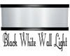 Black White Wall Light