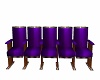 Purple Row Chair