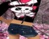 [*Tifa*]outfit skull top