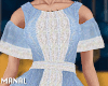 white blue arabic dress