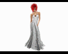 Silver lacy dress