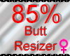 *M* Butt Resizer 85%