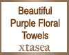 Beautiful Purple Towels