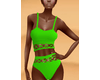 Cutout bikini green