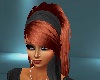 Blush Red Scarfed Hair