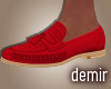 [D] Lillesol red loafer