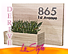 Address Planter Box