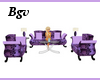 Purple Furniture Set