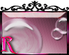 *R* Pink Bubbles Sticker