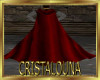 King red long cape