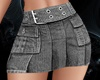 Grey Mini Skirt RL